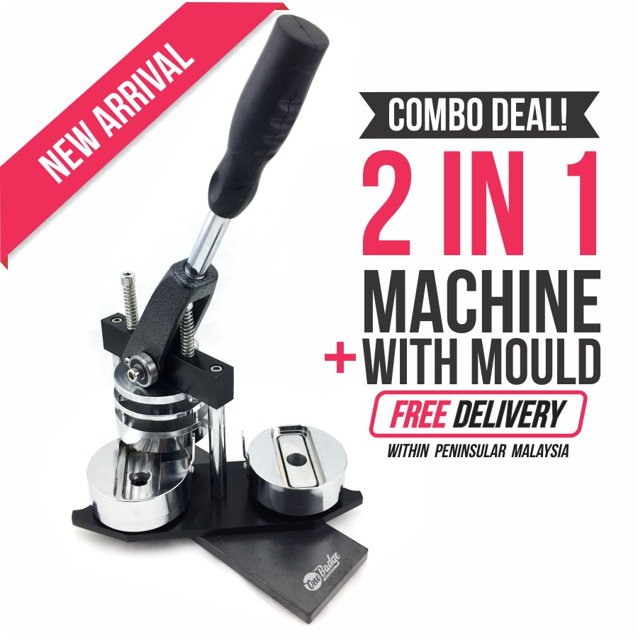 Rectangle Button Badge Machine + Mould DIY Name Badge Machine Name