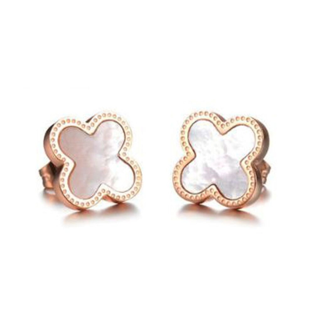 Louis vuitton clover on sale earrings