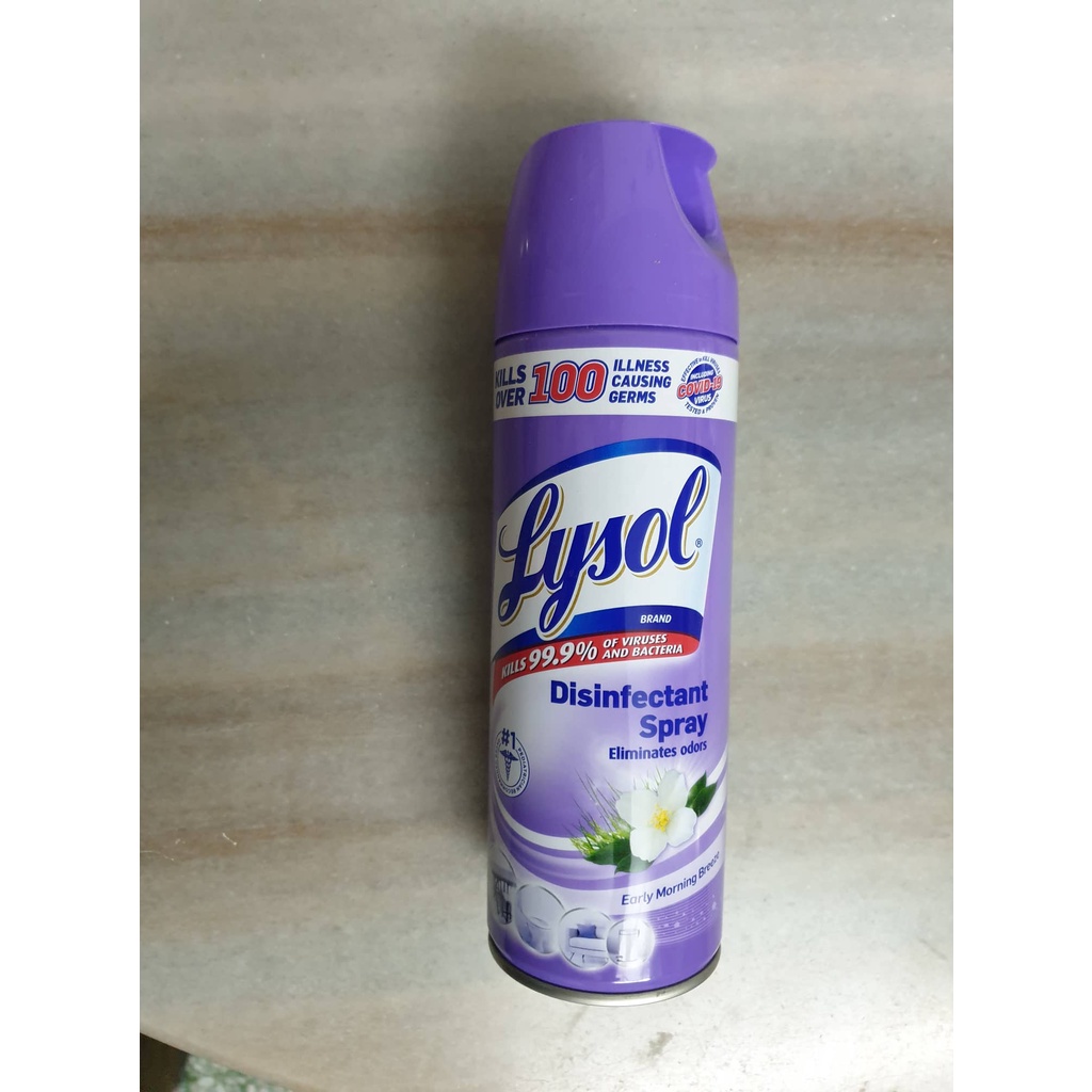 Lysol Disinfectant Spray Early Morning Breeze (340g) Shopee Malaysia