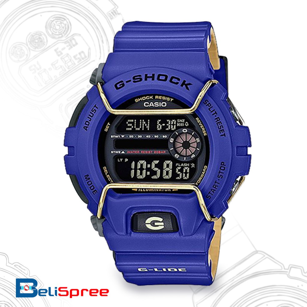 Casio G Shock GLS 6900 2DR G LIDE Sport Digital Watch