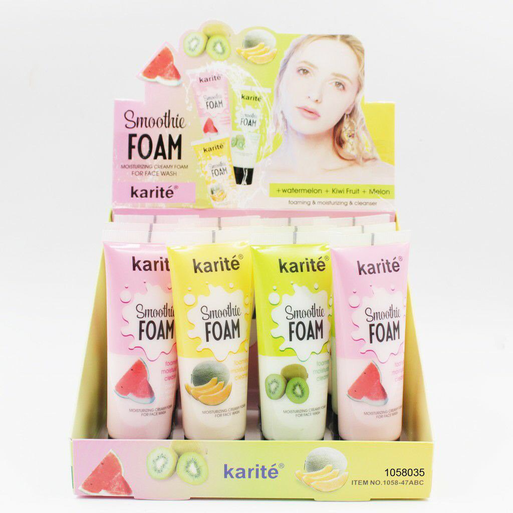 READY STOCK MALAYSIA KARITE SMOOTHIE FOAM MOISTURIZING CLEANSER