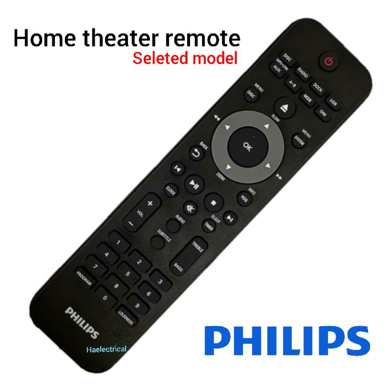 Philips home theater REMOTE CONTROL (selected model) Shopee Malaysia