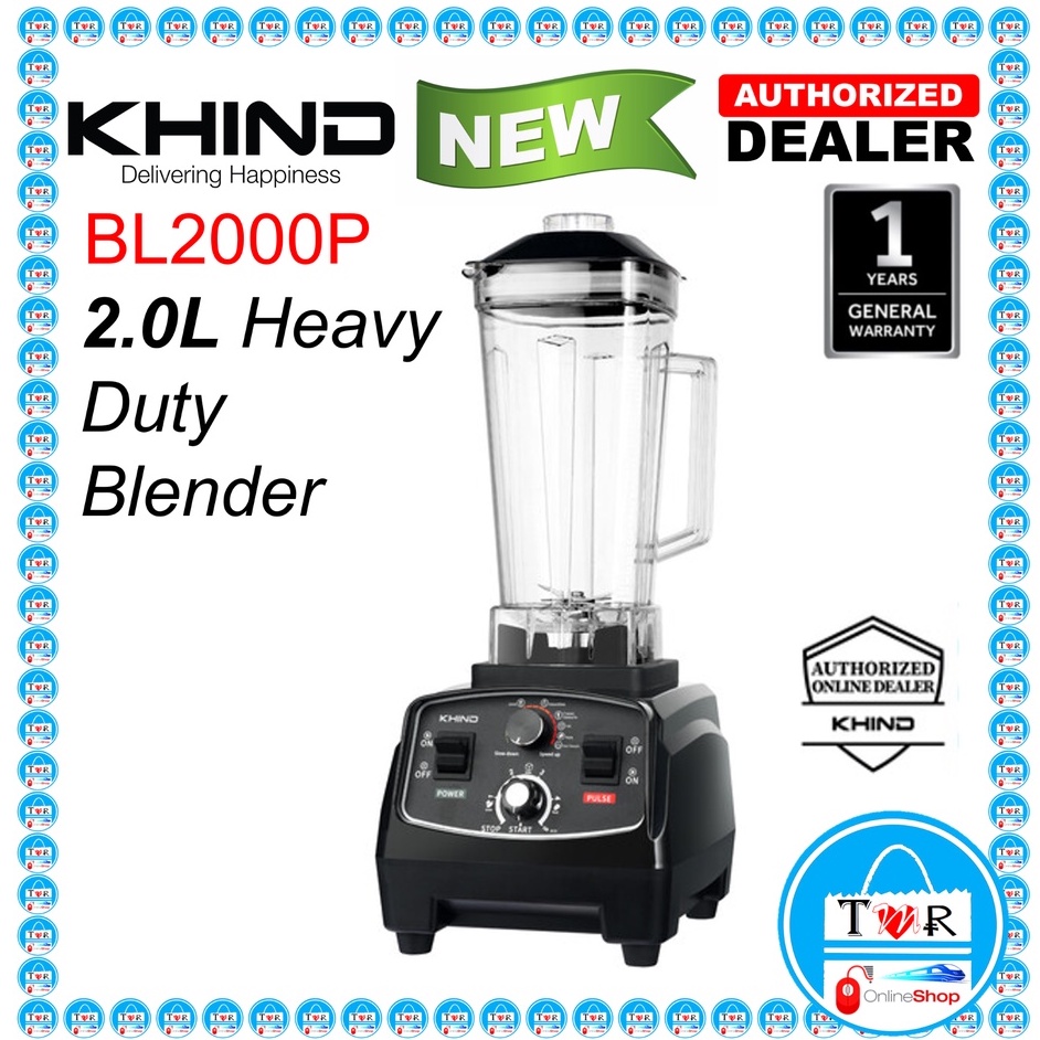 ** Free Bubble Wrap ** KHIND/Butterfly Heavy Duty Commercial Blender