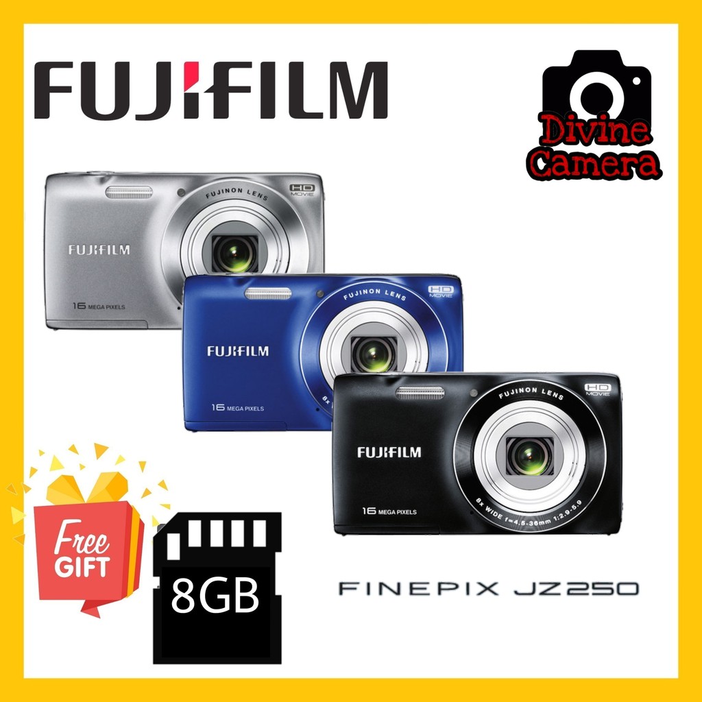 FUJIFILM FinePix JZ250 Point And Shoot Compact Digital Camera Shopee