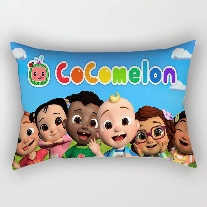 Cocomelon 30x50CM Pillow Case Anime Rectangular Bedroom Decor Peach ...