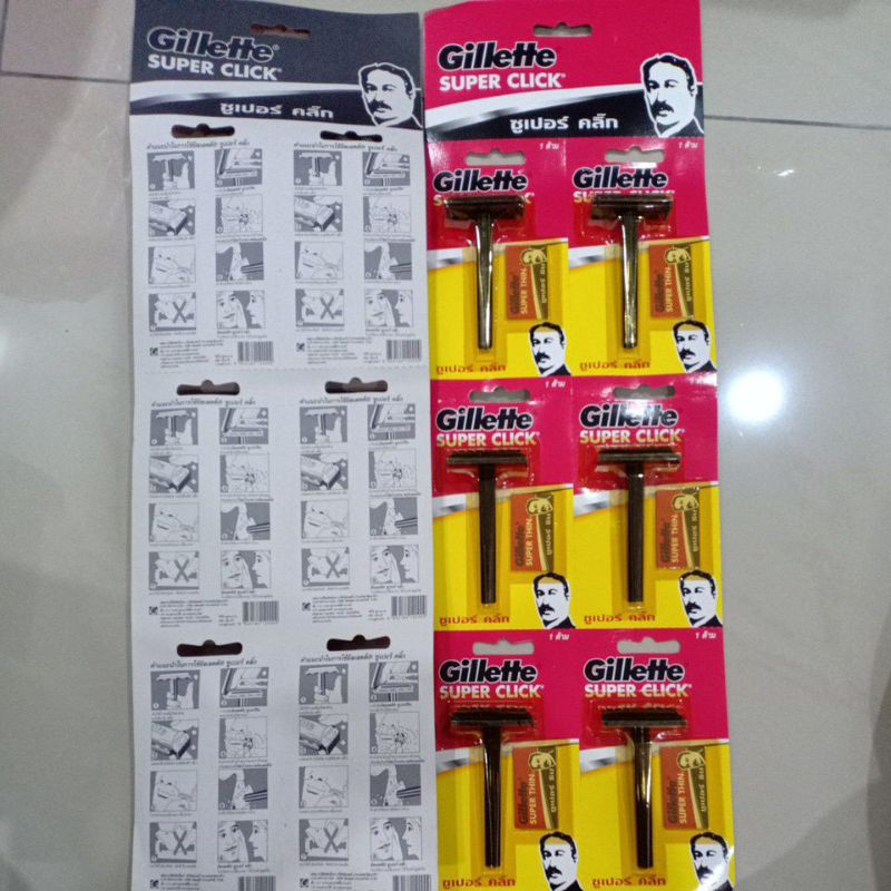 Ready stok Gillette Super Click Refillable Razor blade / Pisau Cukur ...