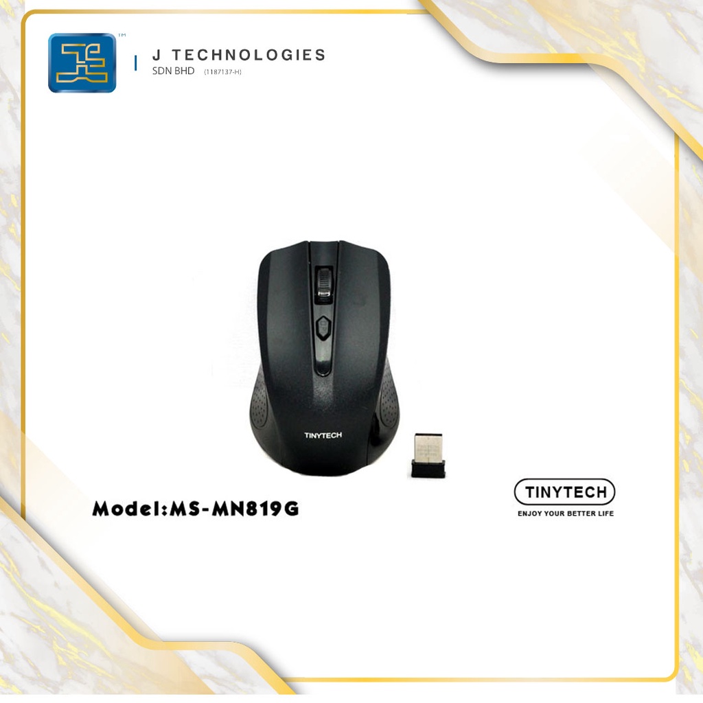 #TINYTECH 2.4G WIRELESS MOUSE MS-MN819G (RANDOM COLOR) | Shopee Malaysia