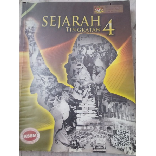 Buku Teks Sejarah Form 4 KSSM,Original,with cover,Used in a very good ...