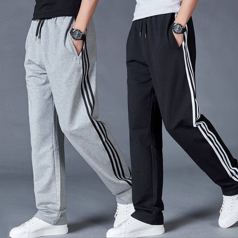 sport pants men long sweatpants ❉Sports pants men's straight