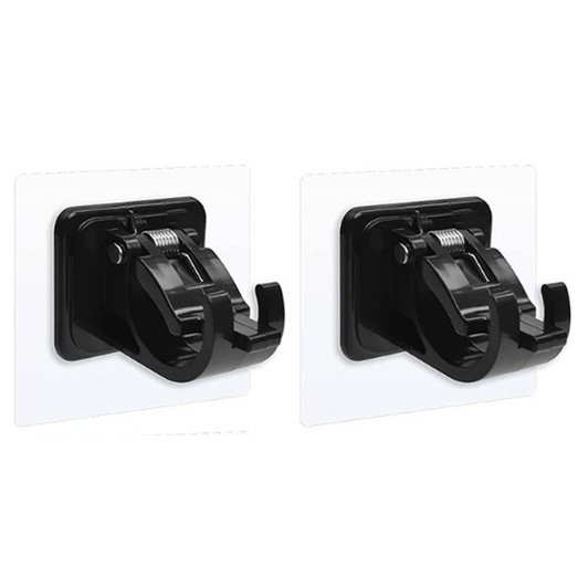 thumbnail image 2 of Curtain Rod Shelf Bracket Nail-Free Adjustable Curtain Rod Holders With Wall Hooks Dailymall I.382314978 2 of 12