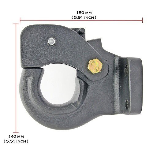 10 Ton Tow Pintle Hook Rigid Type Towing Hook Hitch Towing 4WD
