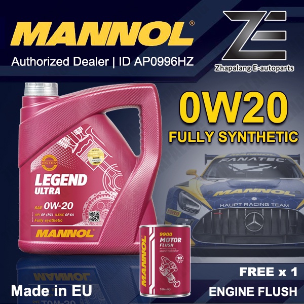 MANNOL 7918 Legend Ultra 0W 20 W Ester Fully Synthetic Engine Oil 4L