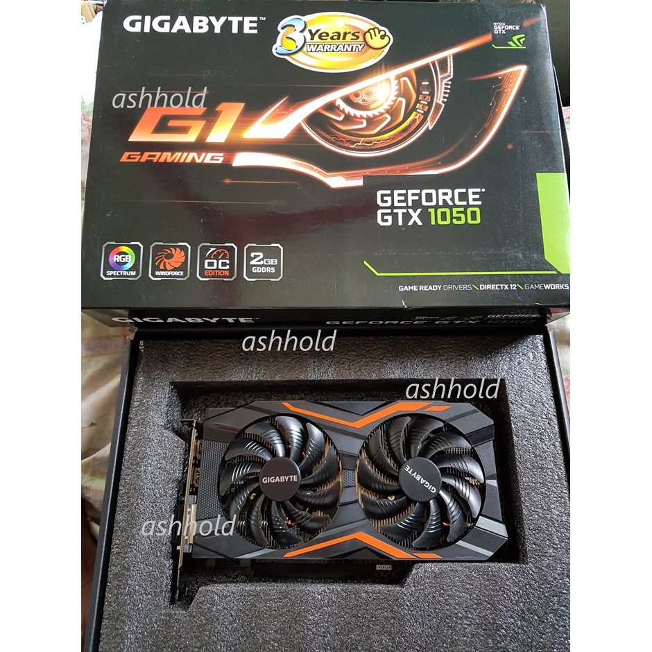 Gigabyte geforce gtx best sale 1050 g1 gaming 2g