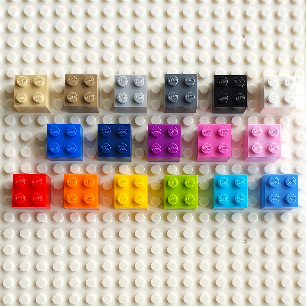 Ready Stock) Lego Parts 3003 : 2x2 Brick Loose Spare Parts - 17 Colors  Available