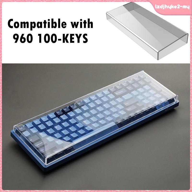 [ Acrylic Mechanical Keyboard Cover Anti Dust Transparent Premium