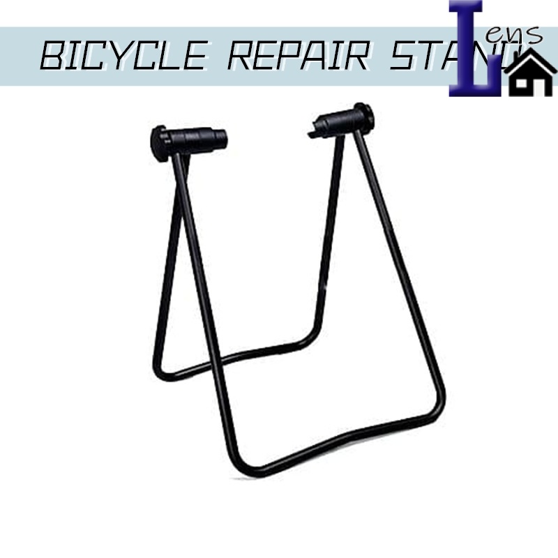 Portable Bicycle Bike Triangle Rack Service Repair Stand Display Side U ...
