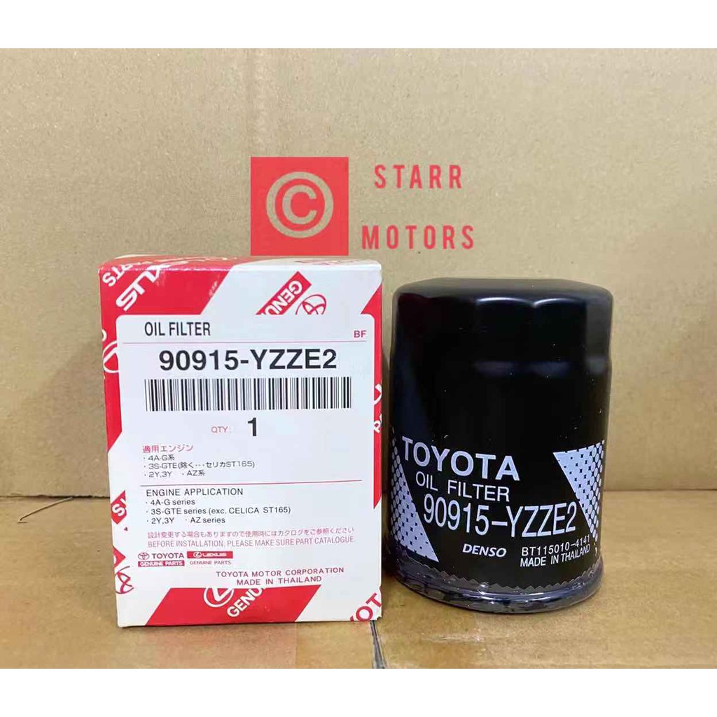 Toyota Oil Filter 90915-YZZE2 Alphard Camry Vellfire Estima Caldina ...