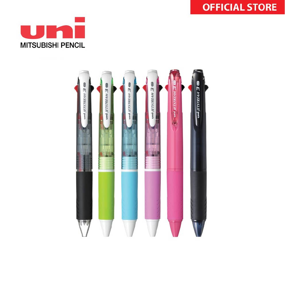 Uni Jetstream 3 Colour Multi Pen (0.7mm) SXE3-400 | Shopee Malaysia