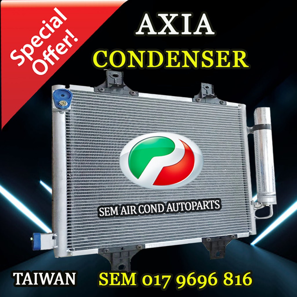 PERODUA AXIA 2014-2020 OEM TAIWAN NEW CONDENSER/ KONDENSER (CAR AIRCOND ...
