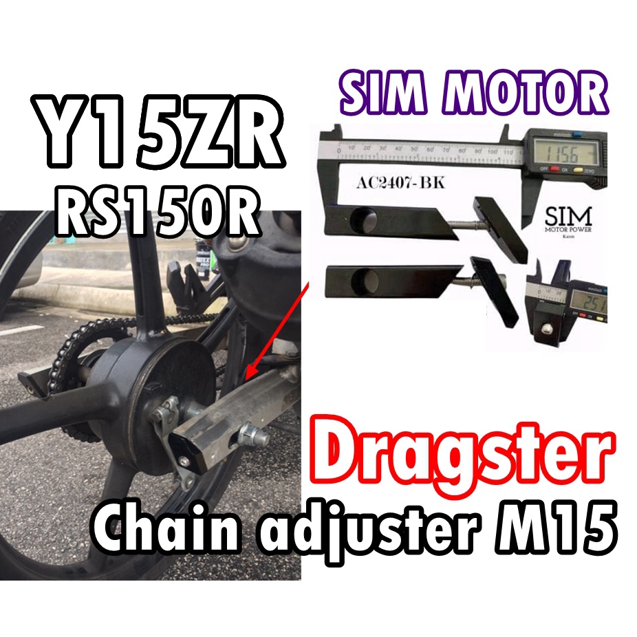 Swing Arm KingDrag Chain Adjuster Dragster Slot Y15ZR RS150R Y125Z Y15