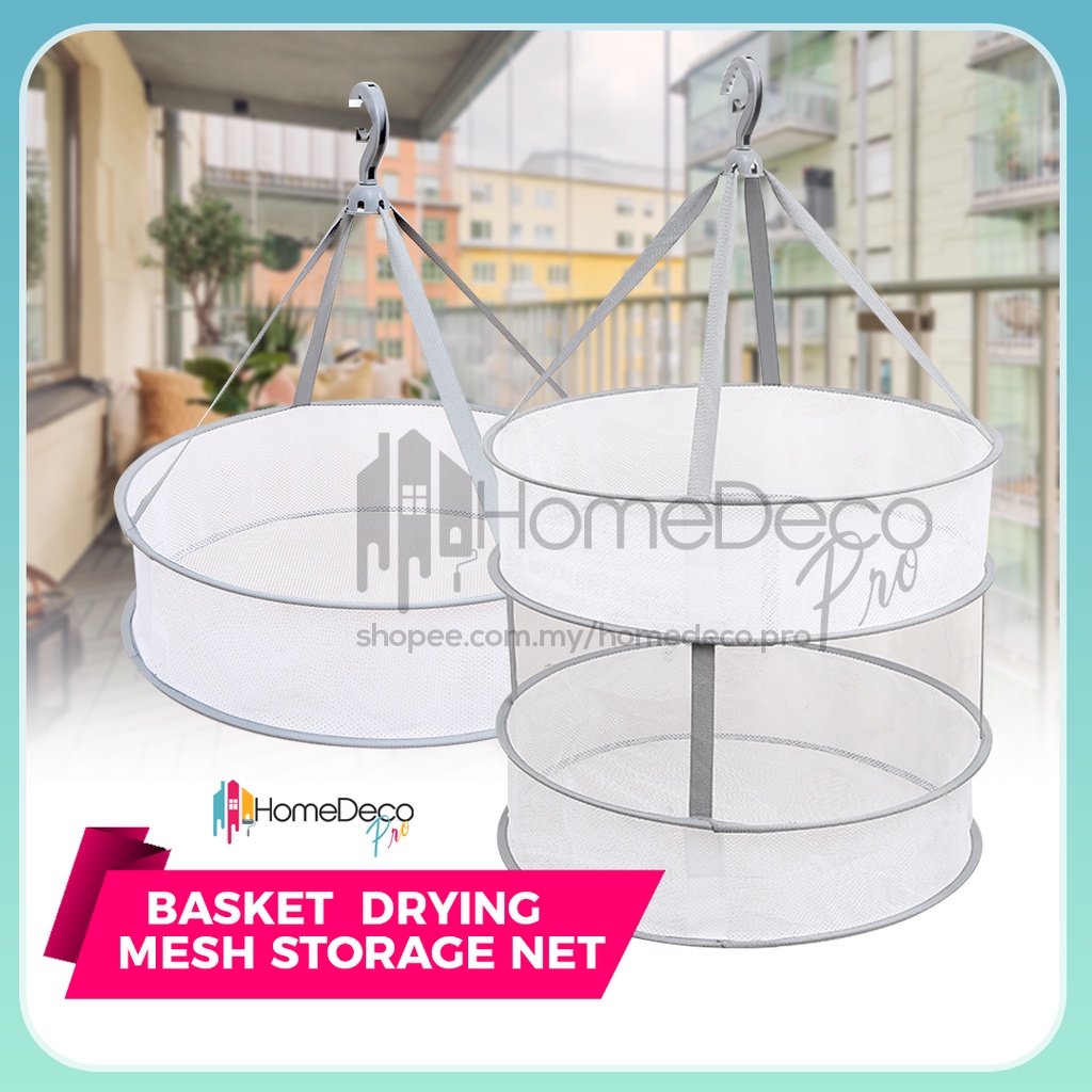 Large Mesh and Small Mesh Pillow Drying Basket Net Pillow hanger ...