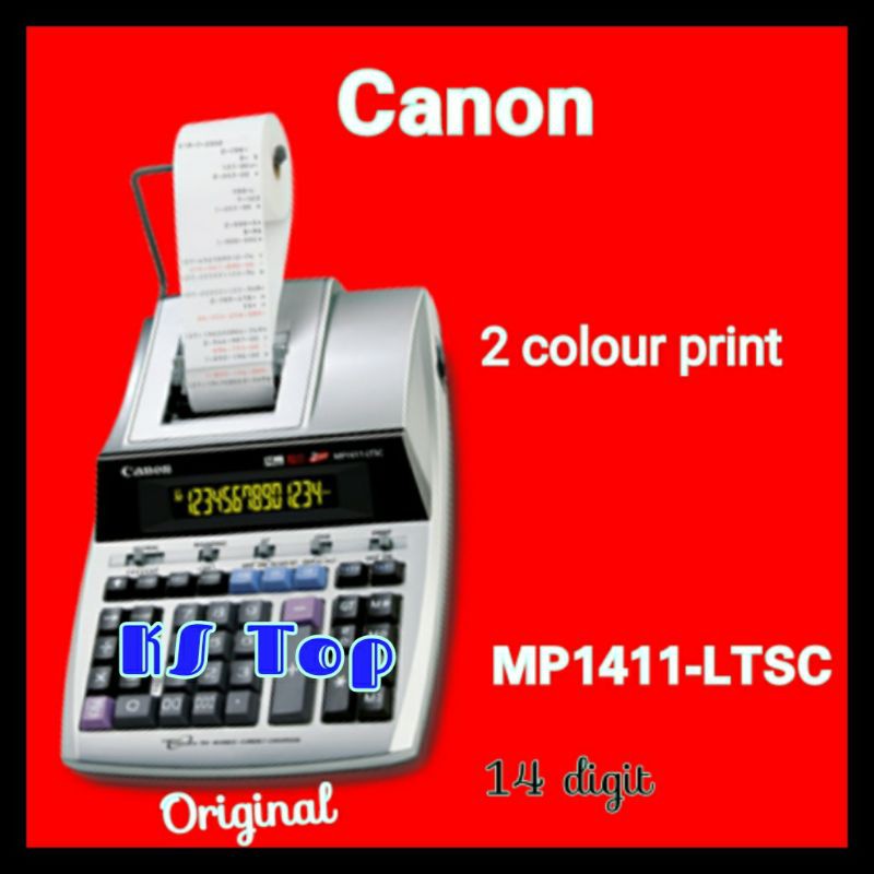 Calculatrice Imprimante Canon MP 1411 LTSC-es - 2 Couleurs - Neuve Emballée