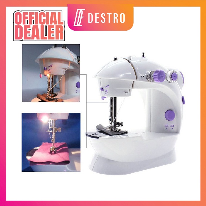 Destro 4 in 1ORIGINAL 202A Mini Portable Sewing Machine Home Mesin