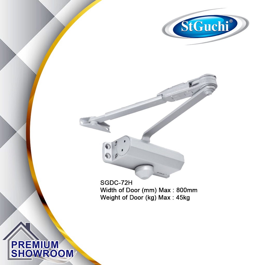 ST GUCHI SGDC 72H DOOR CLOSER C/W ADJUST HOLD OPEN ARM Shopee Malaysia