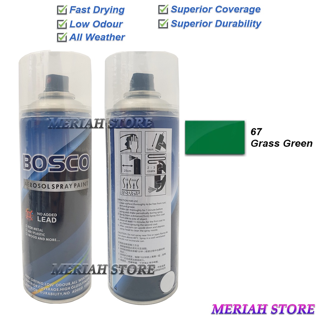 Bosco Standard Aerosol Spray Paint (325ml) | Shopee Malaysia