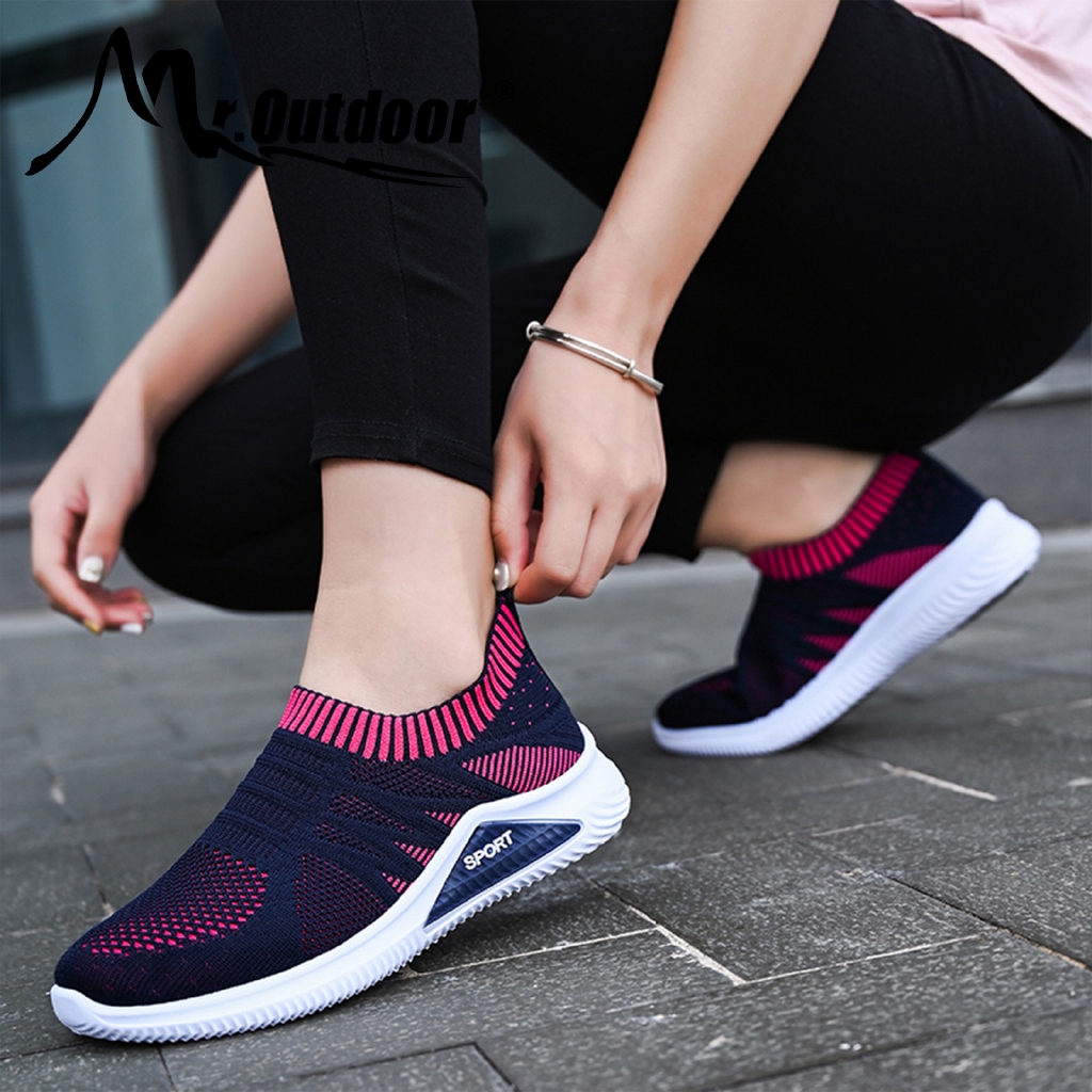 Girl with shop sport shoes