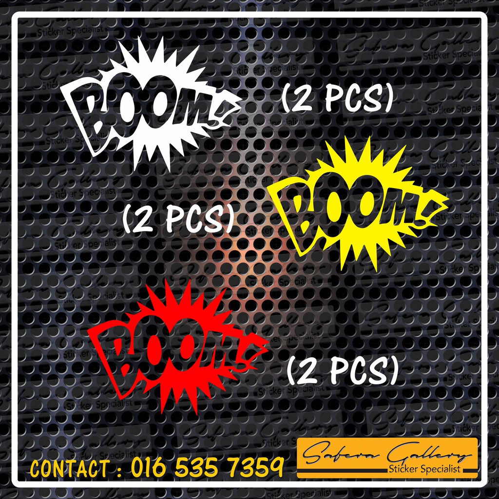 Buy car sticker boom Online With Best Price, Jun 2026 | Shopee Malaysia