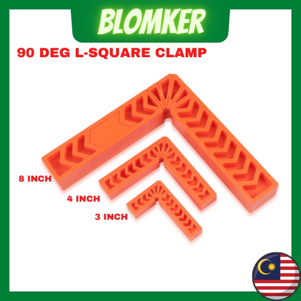 90 Degree Right Angle Positioning Square Clamp Ruler For