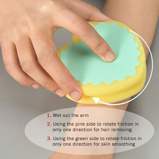 Hair remover store sponge