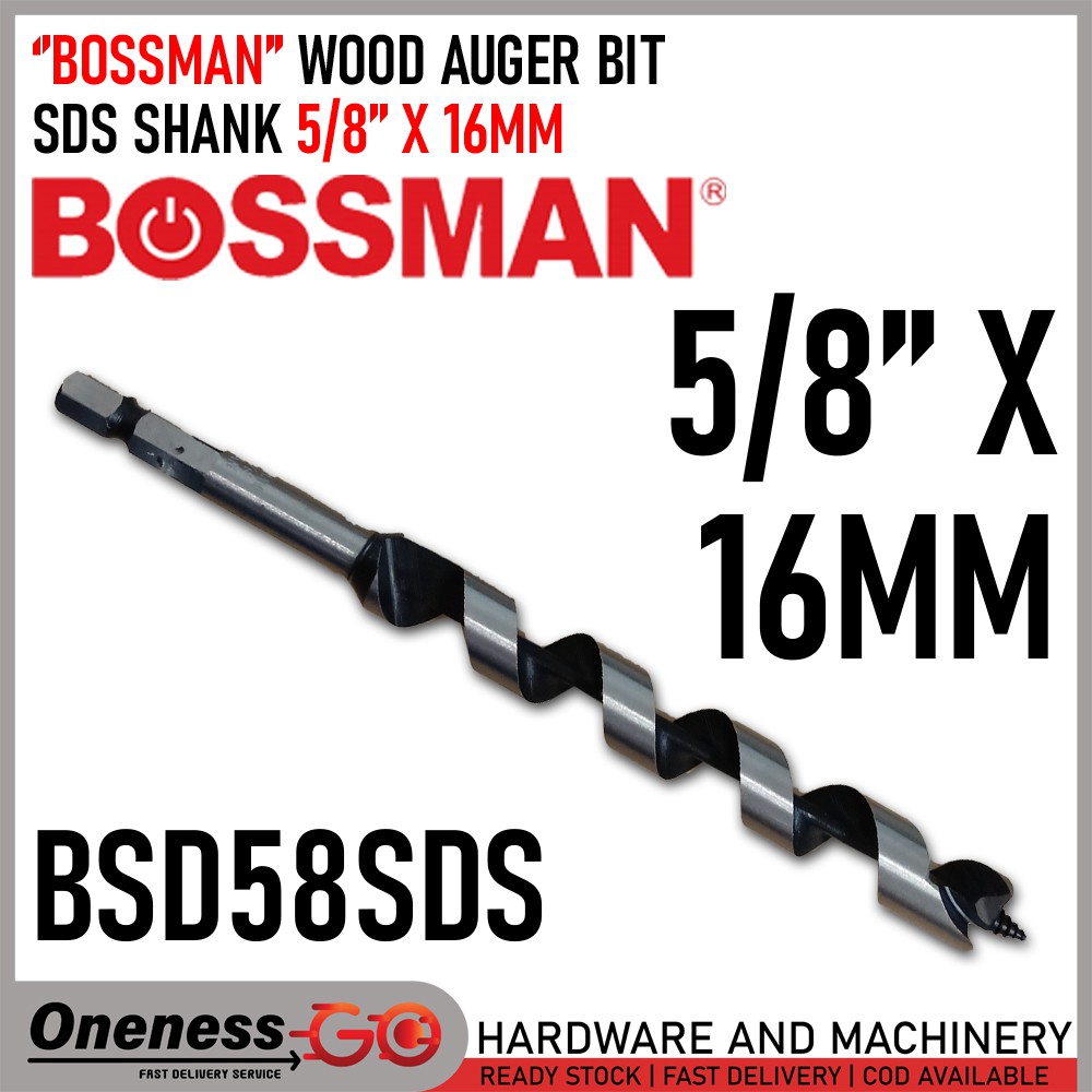 Auger bit for online rotary hammer
