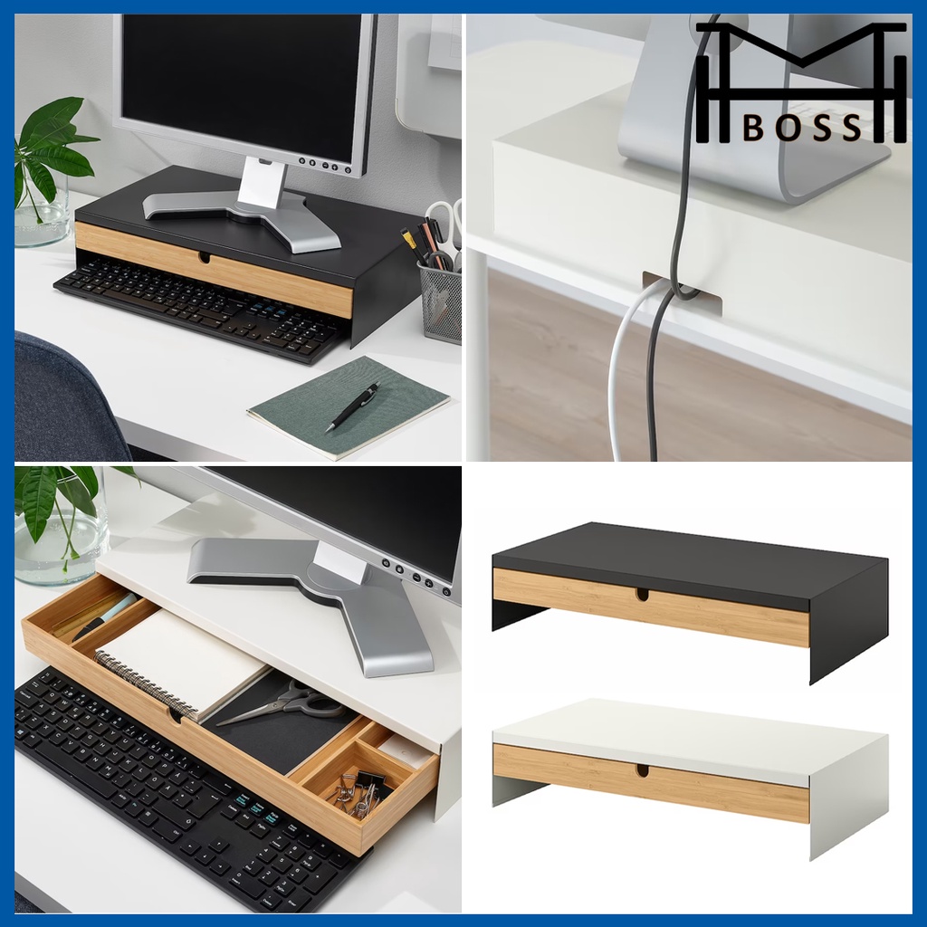 IKEA MONITOR STAND ELLOVEN MONITOR STAND WITH DRAWER SANGGA MONITOR