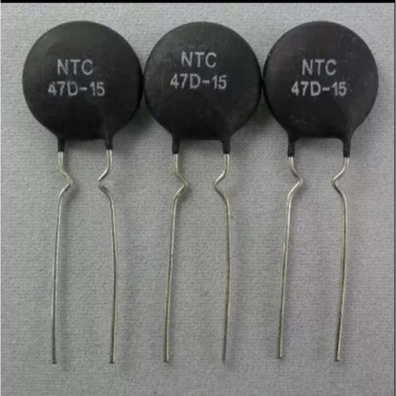 5 Termistori NTC 47D-15 &ndash; Limitatore Di Corrente 5A 47 Ohm 15mm, Mayloon Electronic