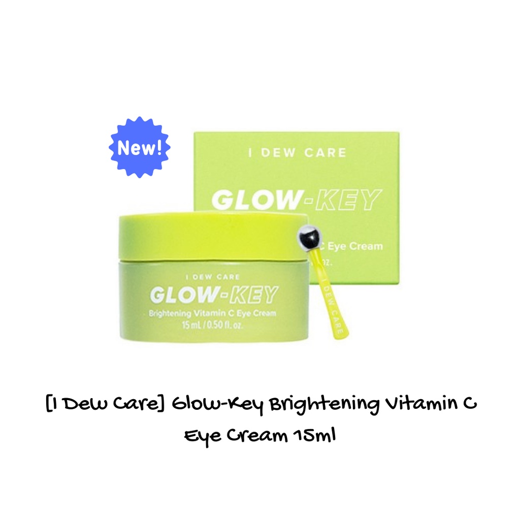 [I Dew Care] Glow-Key Brightening Vitamin C Eye Cream 15ml / K-BEAUTY
