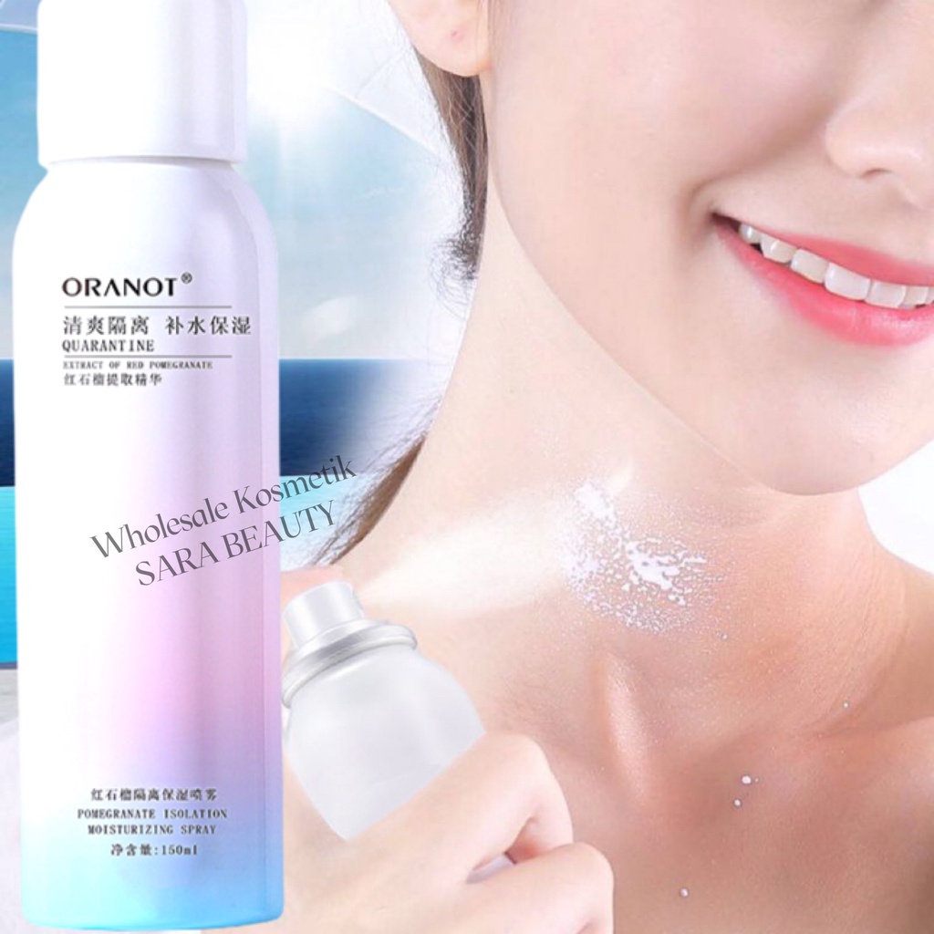 Spray Whitening Sun Protection Sunscreen Spray Face and Body 150ml ORANOT READY STOCK ORIGINAL