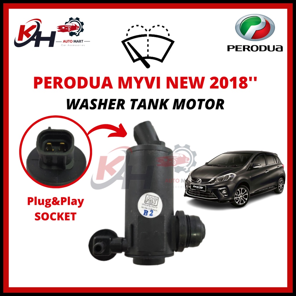PERODUA MYVI 2018 / AXIA / BEZZA / ALZA Washer Tank Motor Air Wiper