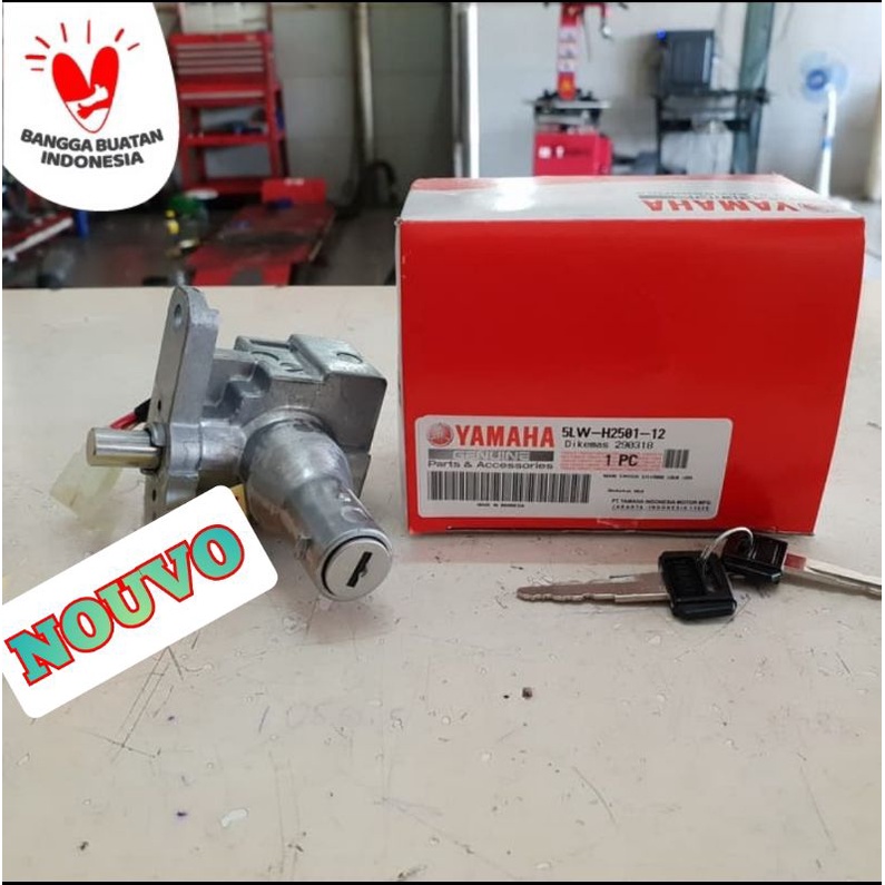 Main SWITCH STEERING LOCK Ignition Key YAMAHA NOUVO LELE PART ORIGINAL