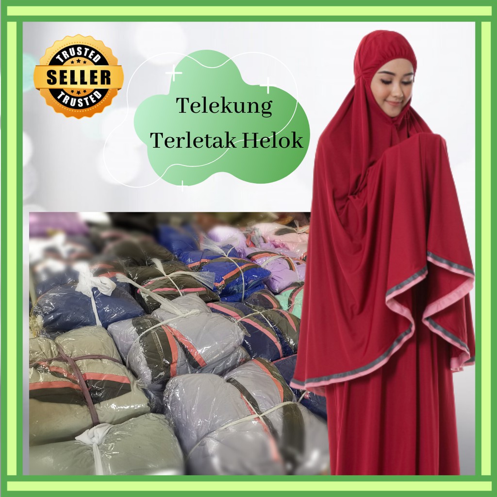 telekung murah [READY STOCK] TELEKUNG ARAFAH LACE DEWASA Sesuai Wakaf ...
