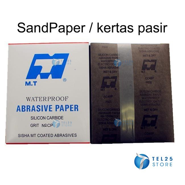 [ 1 SHEET ] [P60 - P2000] MT Waterproof Abrasive Paper / Sand Paper ...