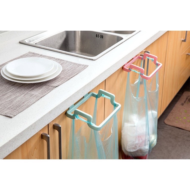 READY STOCK ORIGINAL 100% Kitchen Cabinet Hanging Garbage Bag Holder ...