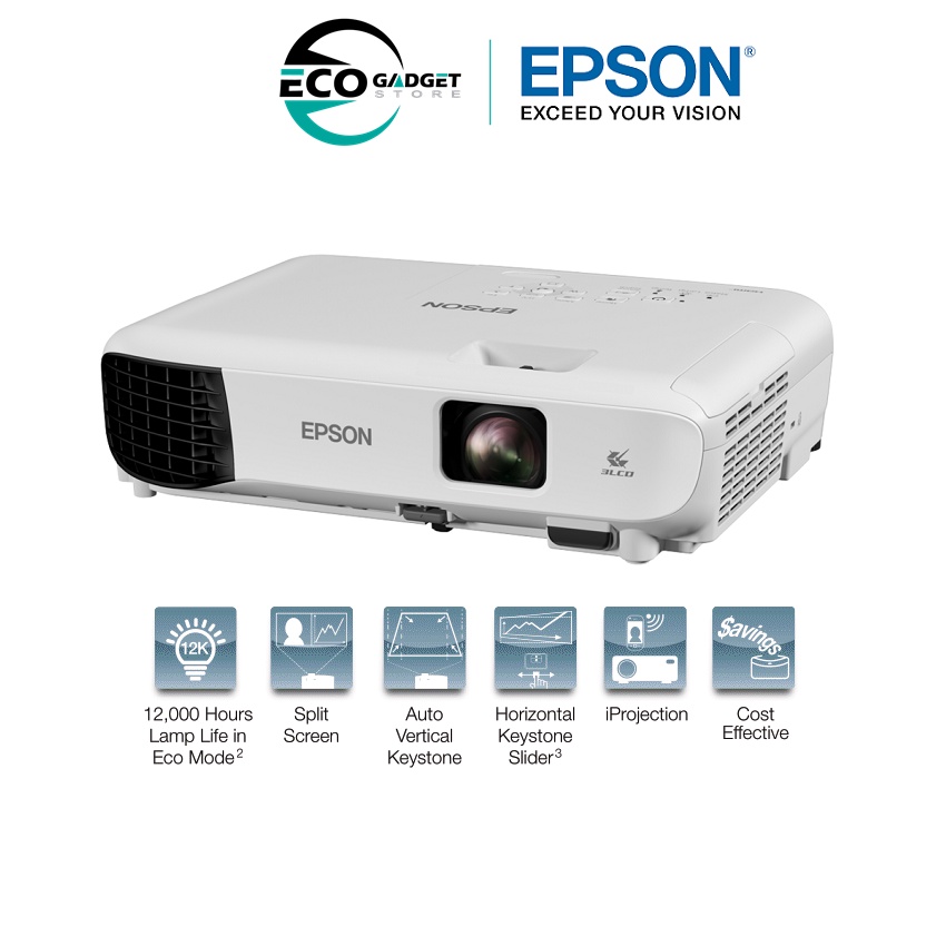 Epson EB-E10 / EB-X06 XGA 3LCD Projector - Enhance the Experience with ...