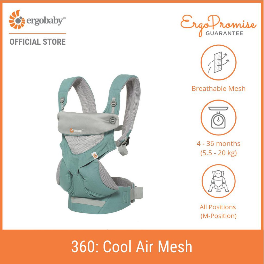 Ergobaby omni 360 cool air mesh icy mint on sale