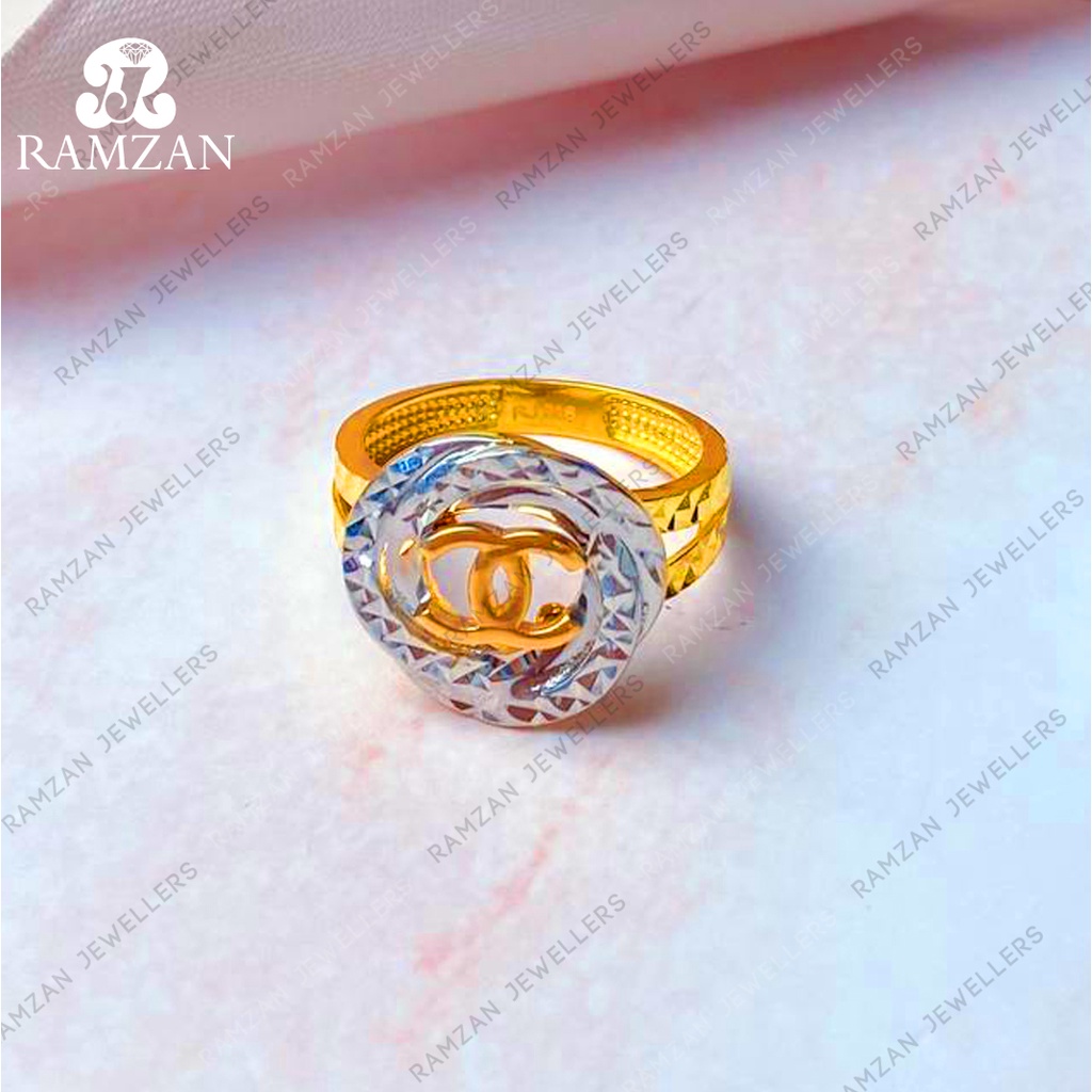 Cincin Oro Italia Branded Emas 916 Tulen | Shopee Malaysia