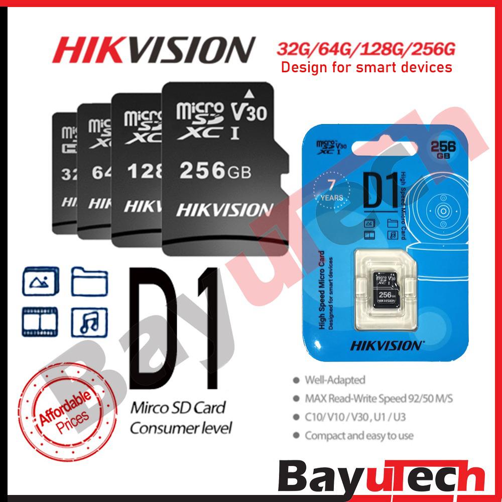 HIKVISION D1 32/64/128/256GB HIGH SPEED CCTV DASHCAM GRADE MICRO SD