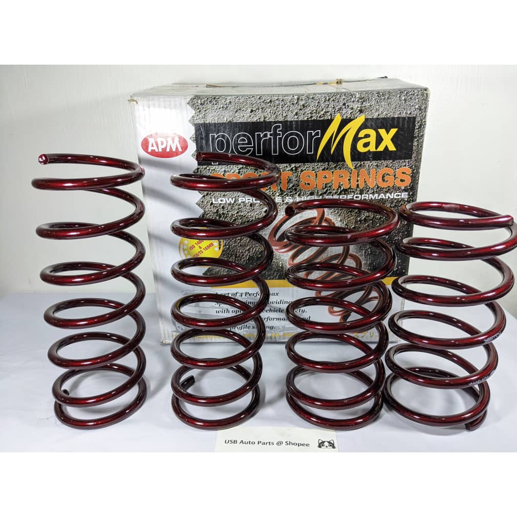 Myvi 2018 Gen3 APM Performax Coil Spring Sport Coil Spring Lowered