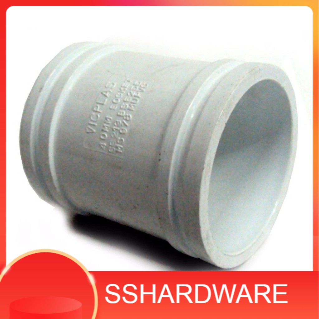 Upvc Pvc fitting socket/ paip Plastik penyambung | Shopee Malaysia
