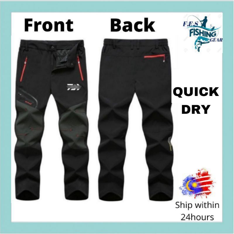 Quick Dry Hiking Pant Thin Fishing Pants Rider Seluar Panjang Motorsikal  Seluar Pancing Cepat Kering Trouser Outdoor